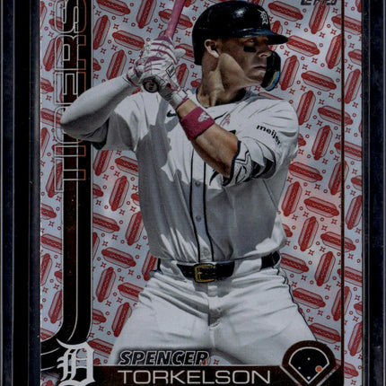 2025 Topps #494 Spencer Torkelson Holiday Hot Dogs #/99