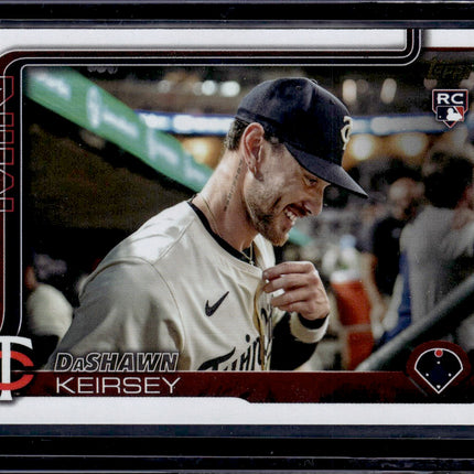 2025 Topps #605 DaShawn Keirsey Golden Mirror