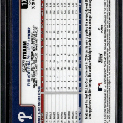 2025 Topps Chrome - Lightboard Logo Base Variations #178 Matt Strahm