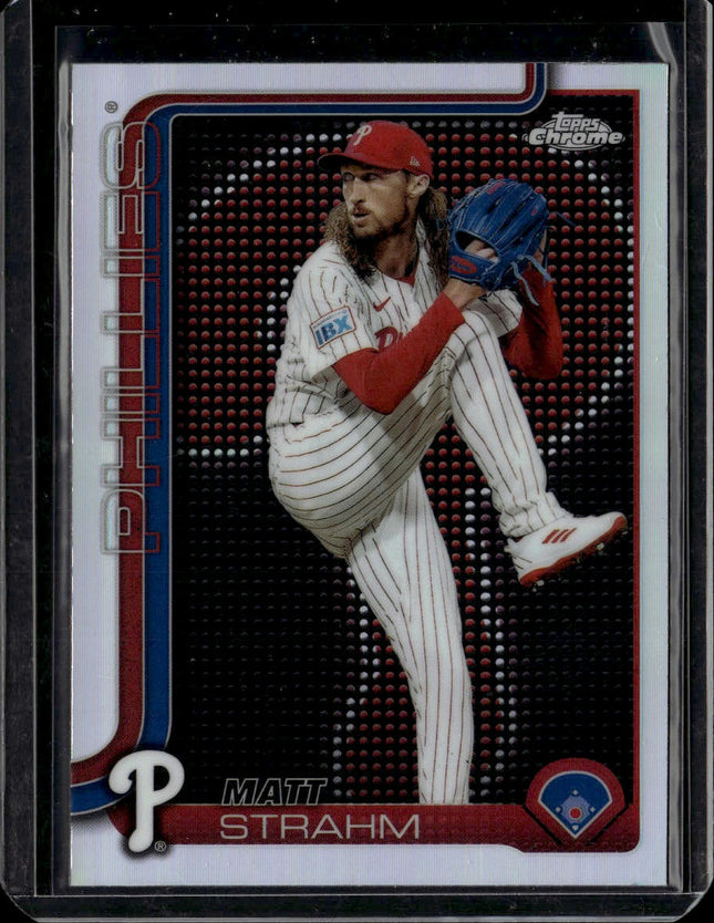 2025 Topps Chrome - Lightboard Logo Base Variations #178 Matt Strahm