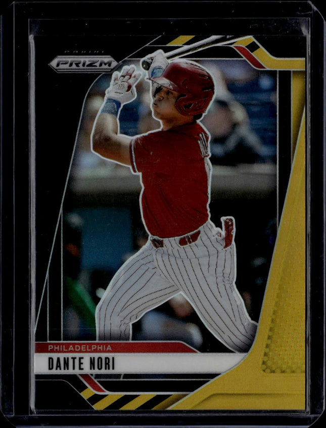 2025 Panini Prizm #242 Dante Nori Black Gold Prizms #/5