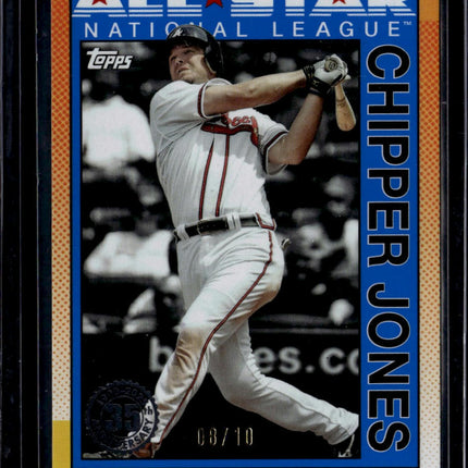 2025 Topps #90AS-11 Chipper Jones 1990 Topps Baseball 35th Ann. All-Stars /10