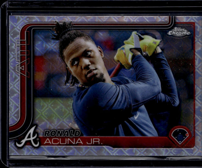 2025 Topps Chrome Image Variation Logofractor #257 Ronald Acuña Jr.