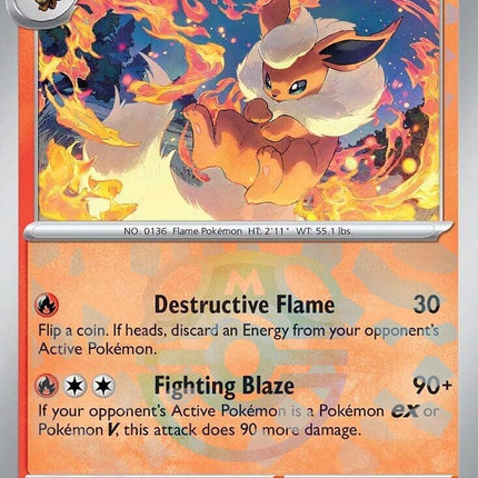 Flareon (Master Ball Pattern) (013/131) (SV: Prismatic Evolutions)