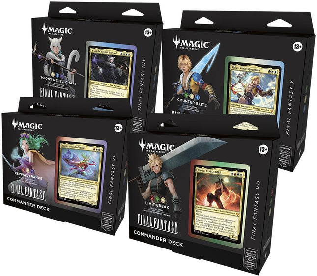 mtg final fantasy deck boxes Ultra Pro Box: the Alcove Flip Deck Box comfortably holds up to 100 double MTG Final Fantasy Commander Deck