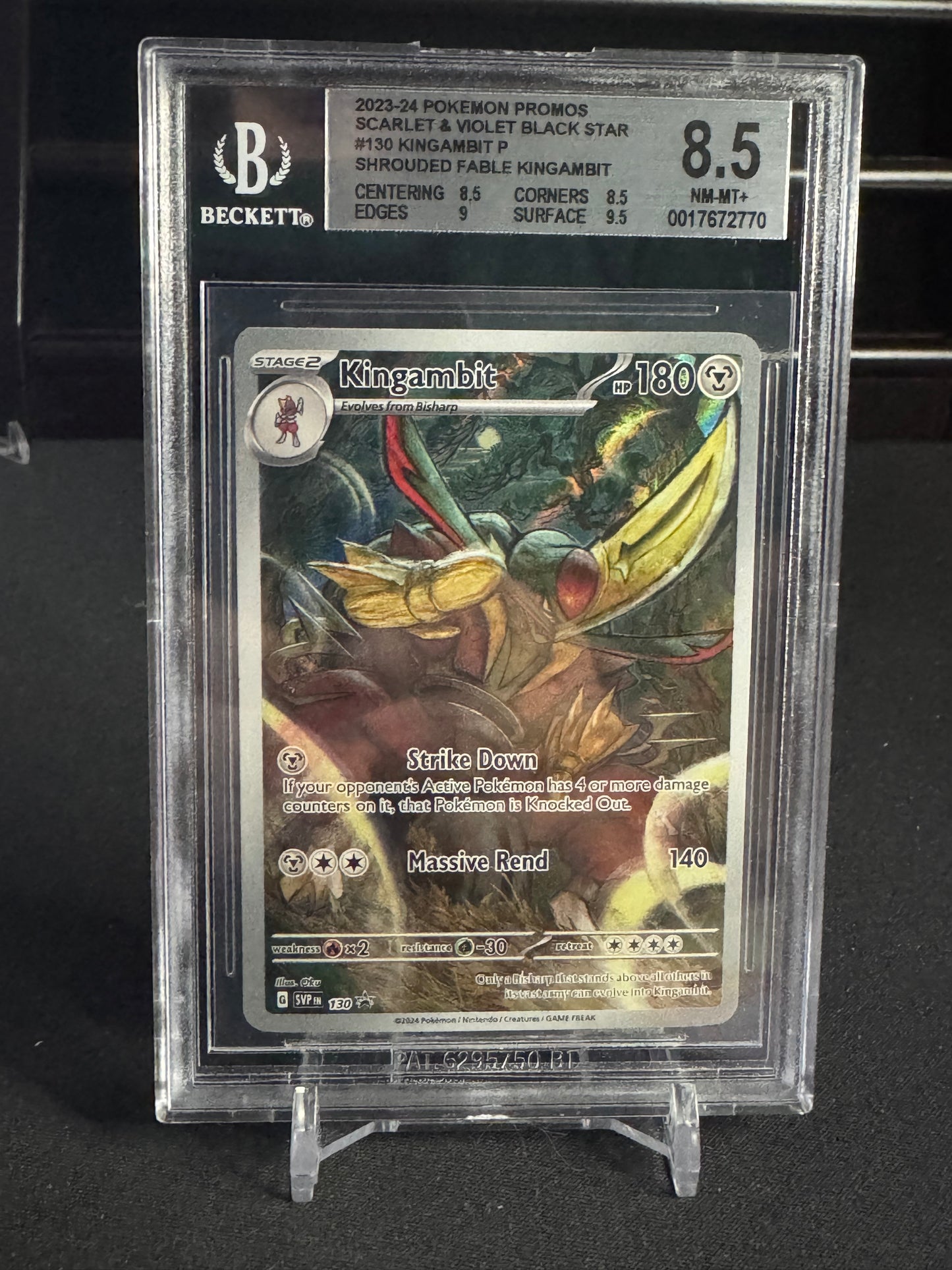 Kingambit 130 S&V Promos - BGS 8.5