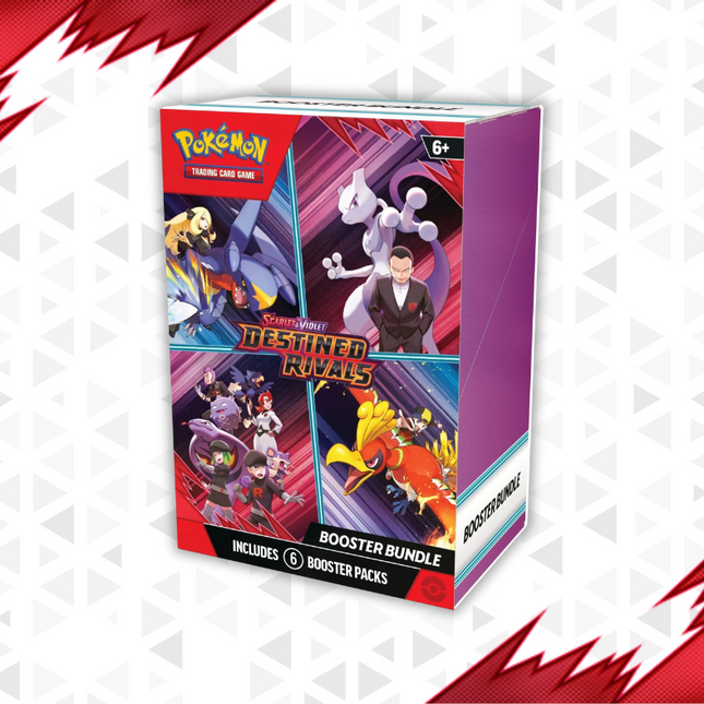 Pokémon Scarlet & Violet: Destined Rivals Booster Bundle (6 packs)