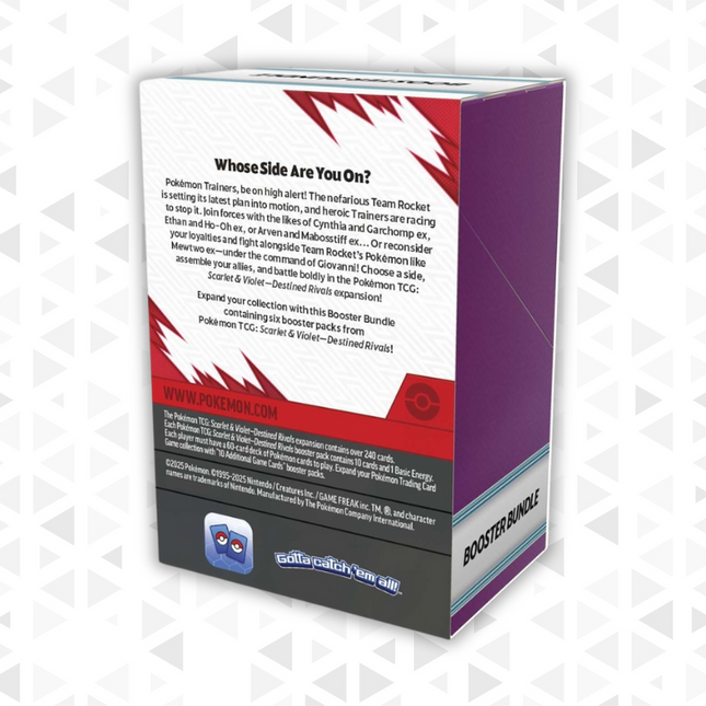 Pokémon Scarlet & Violet: Destined Rivals Booster Bundle (6 packs)