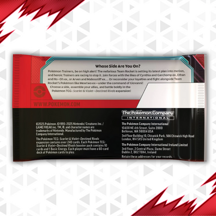 Pokémon Scarlet & Violet: Destined Rivals Booster Pack