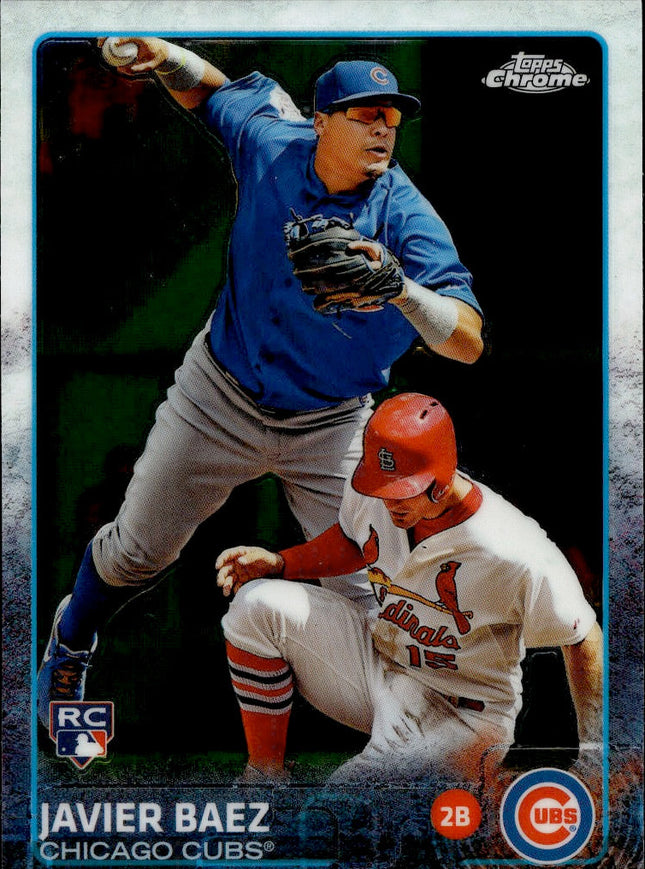 2015 Topps Chrome #89 Javier Baez RC