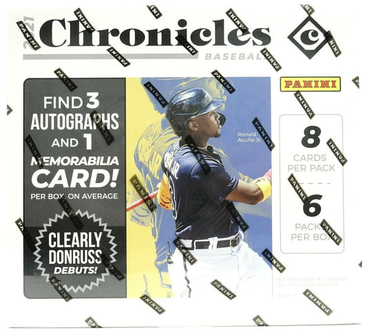 Baseball Panini Chronicles Hobby 2021