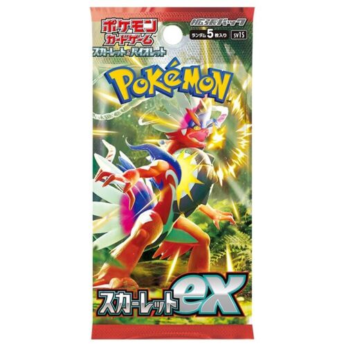 Japanese Pokemon Scarlet EX Booster Pack